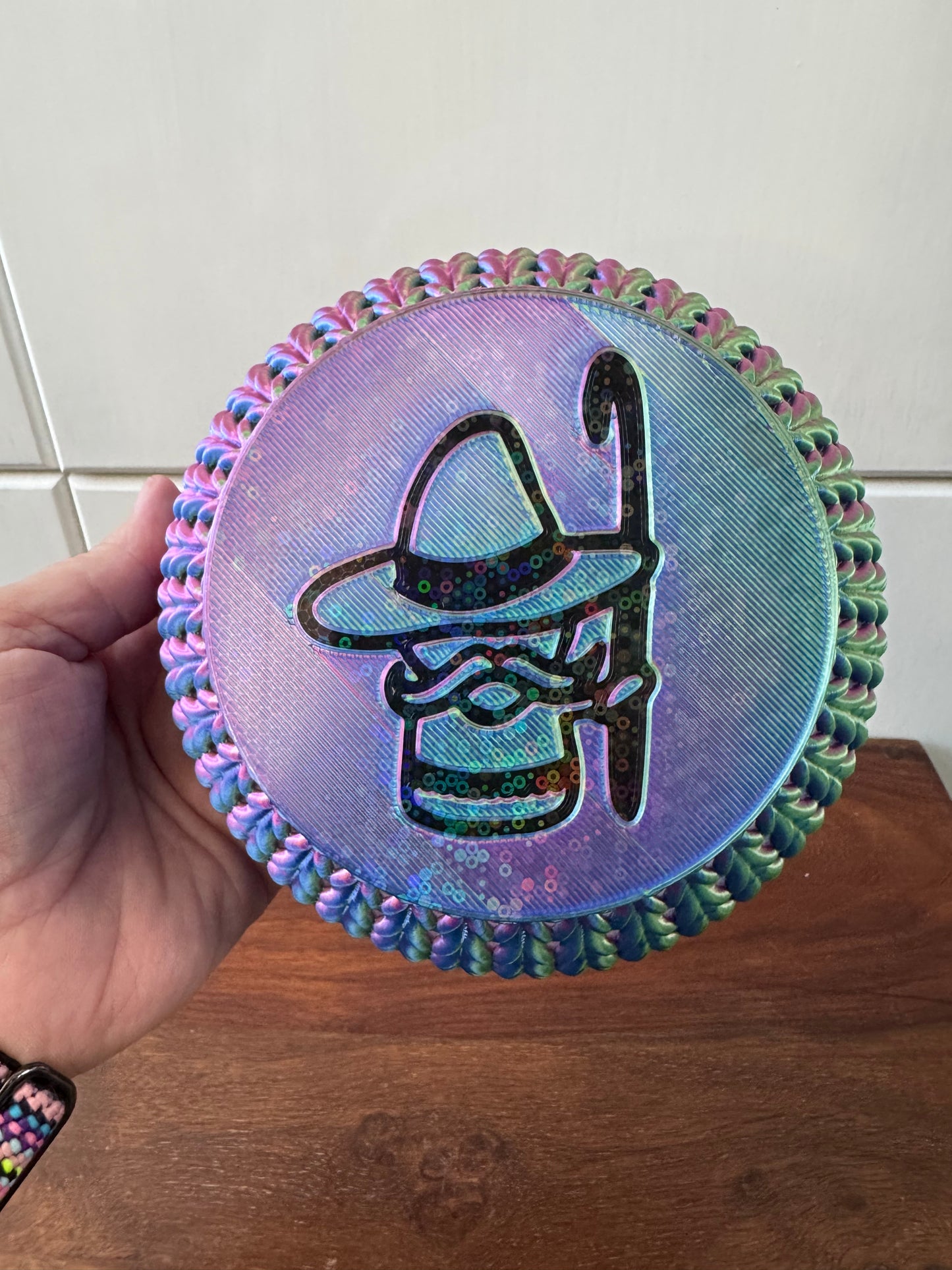 READY TO SHIP 3D Printed Knitted Look Basket