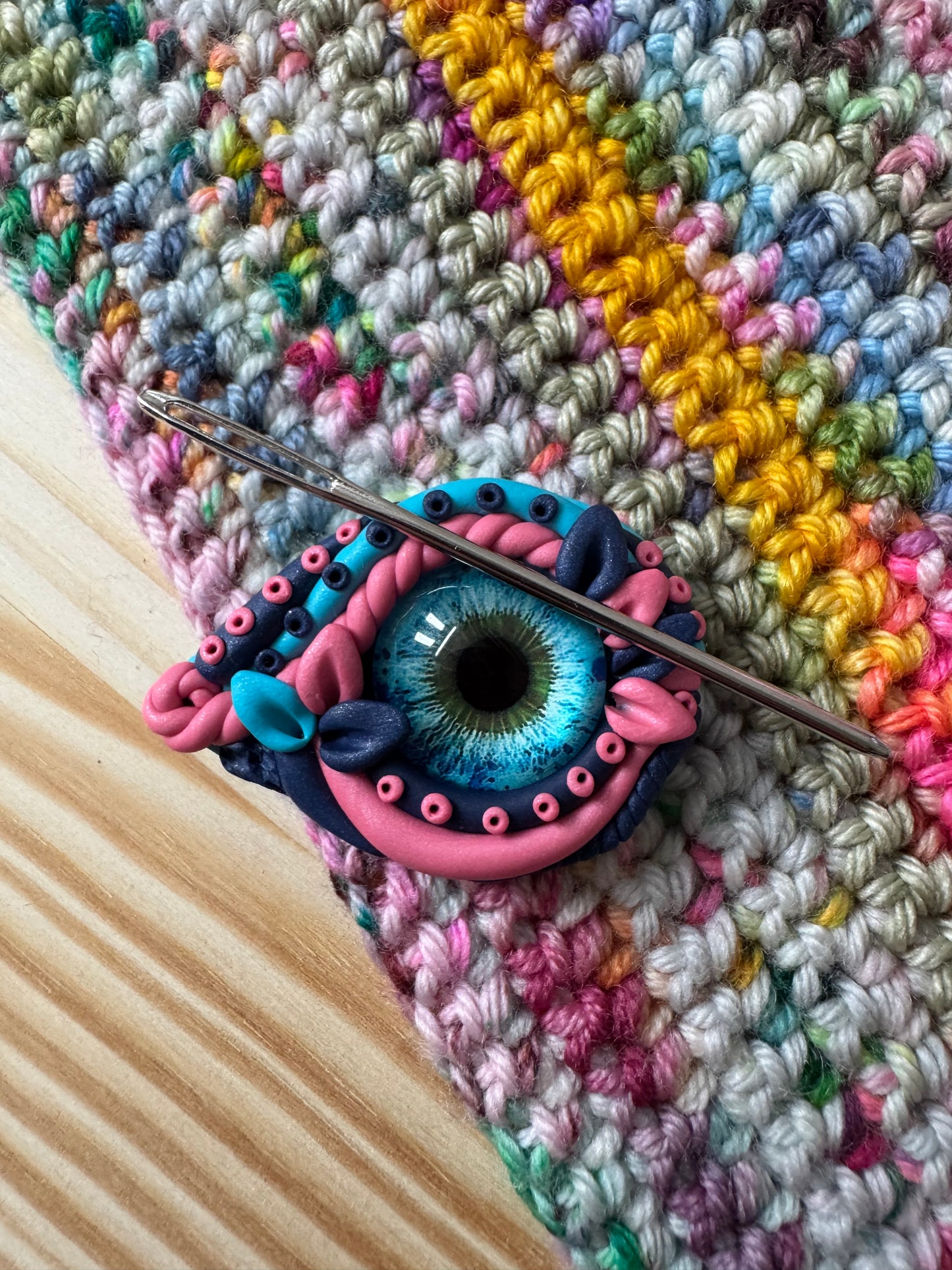 READY TO SHIP Dragon Eye Magnetic Needle Minder, Sewing Magnet, Dragon Accessories