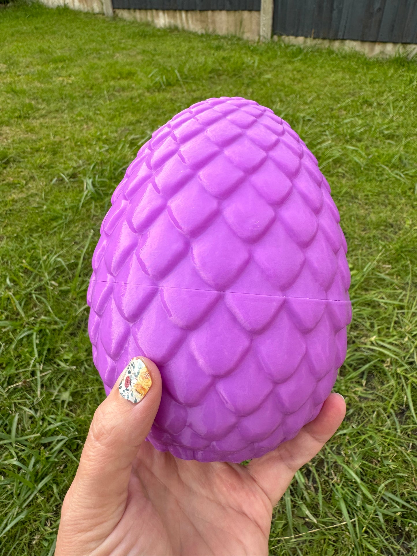 3D Printed Crochet Surprise Dragon Egg