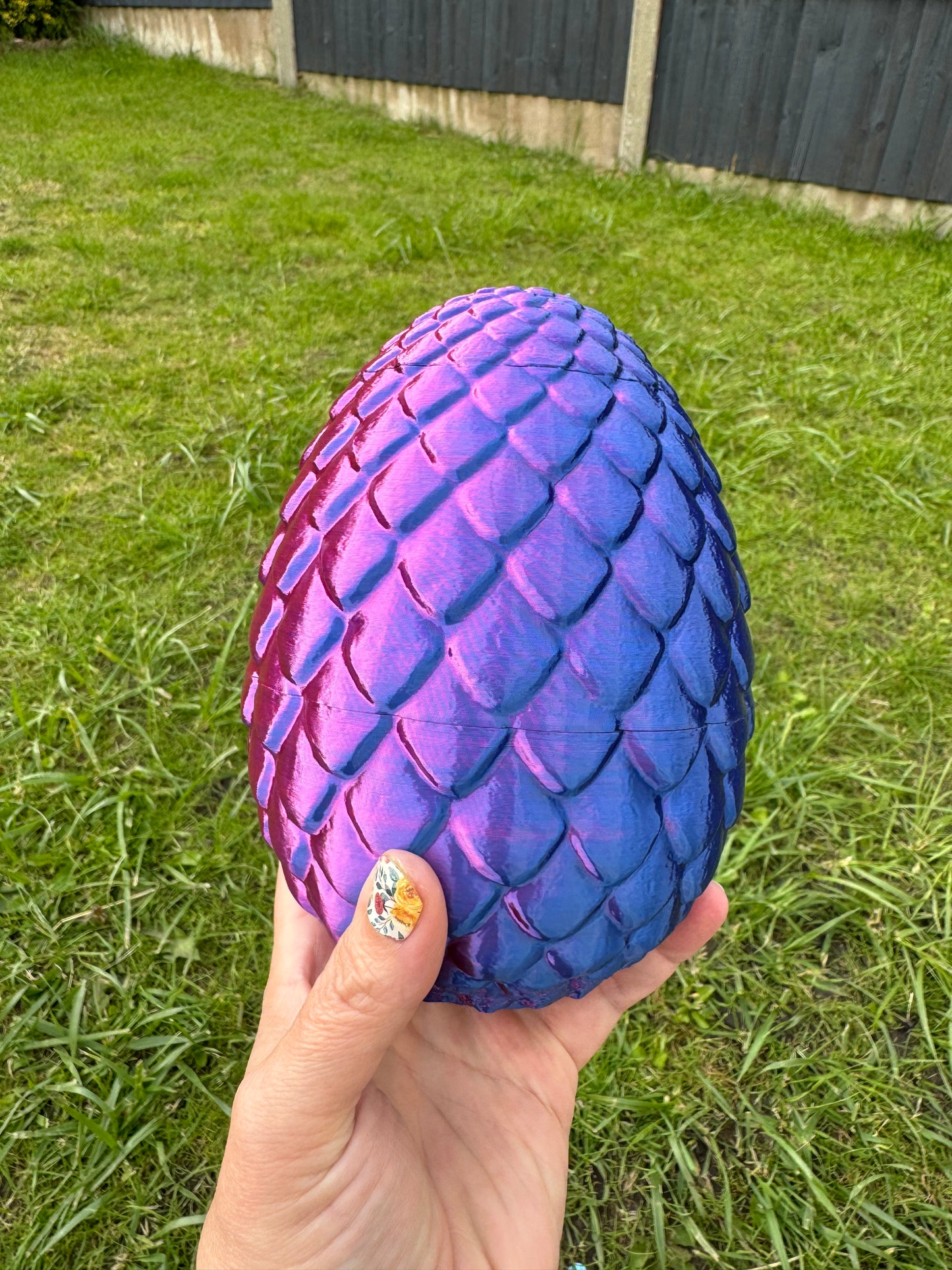3D Printed Crochet Surprise Dragon Egg