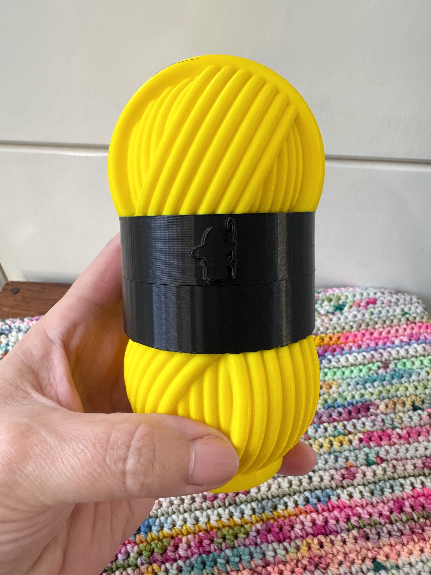 Mini Yarn Ball Surprise Pot, Small 3D Printed Yarn Ball Pot