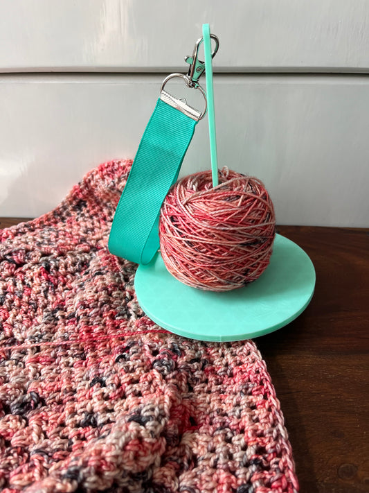 Portable Yarn Holder, 3D Printed Easy Assembly Yarn Holder For Crochet On The Go
