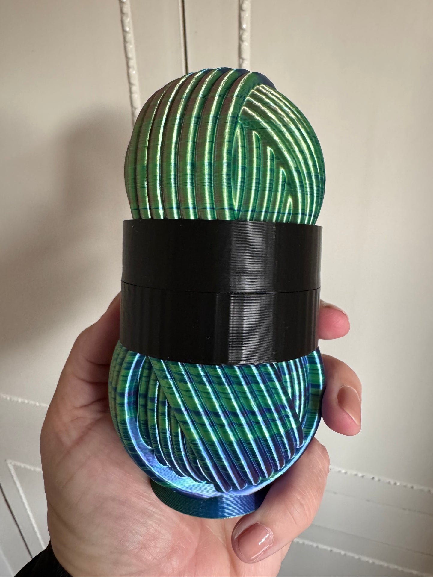 Mini Yarn Ball Surprise Pot, Small 3D Printed Yarn Ball Pot