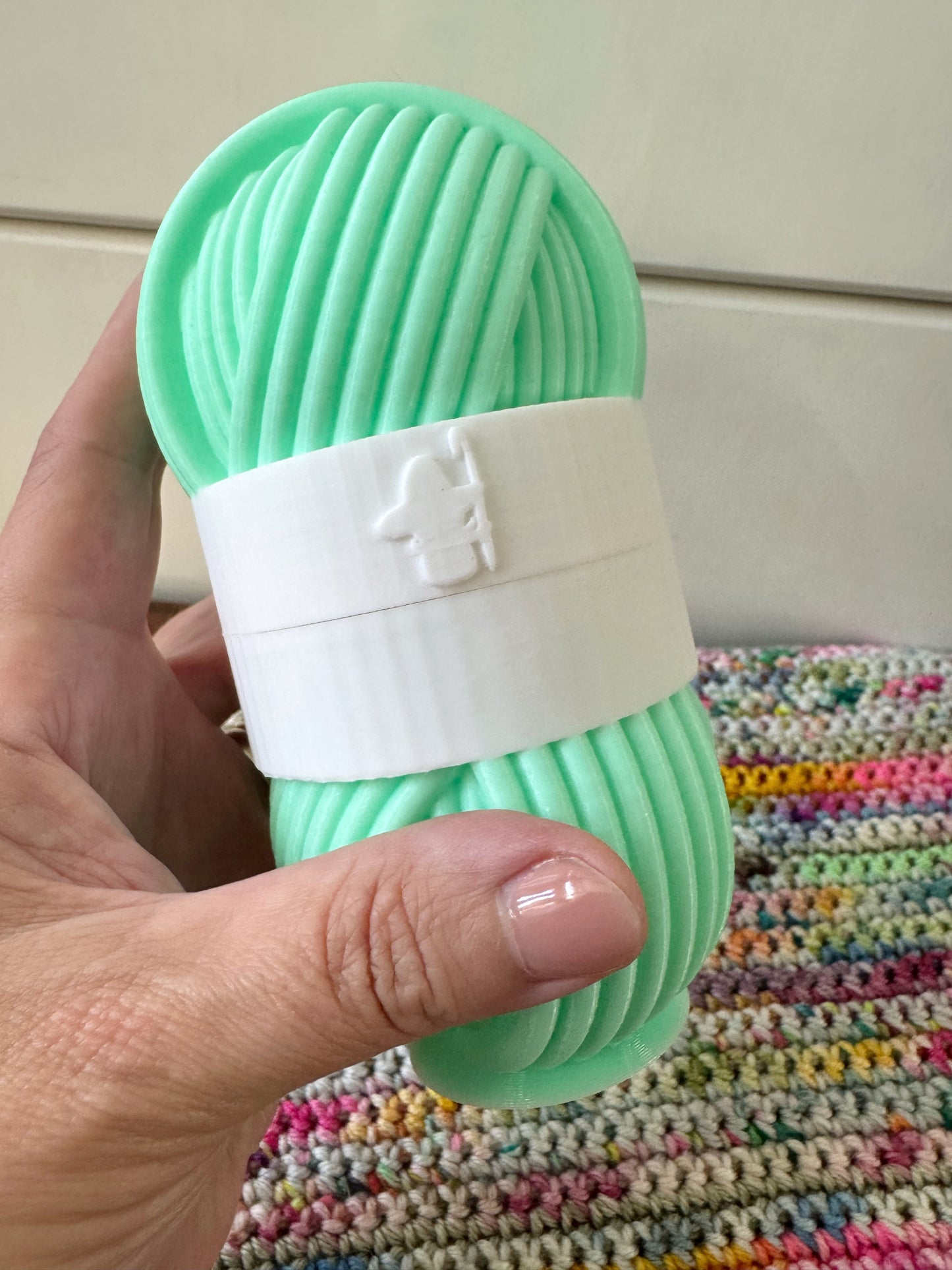 Mini Yarn Ball Surprise Pot, Small 3D Printed Yarn Ball Pot