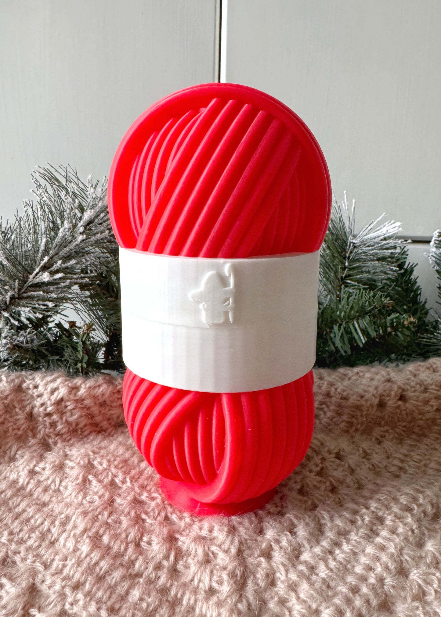 Christmas Yarn Ball Pot Gingerbread Theme, 3D Printed Christmas Gift Set