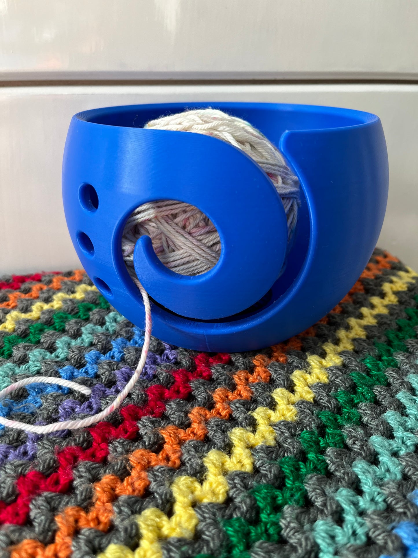 3D Printed Yarn Bowl for Yarn Crafts, Choose Your Colour