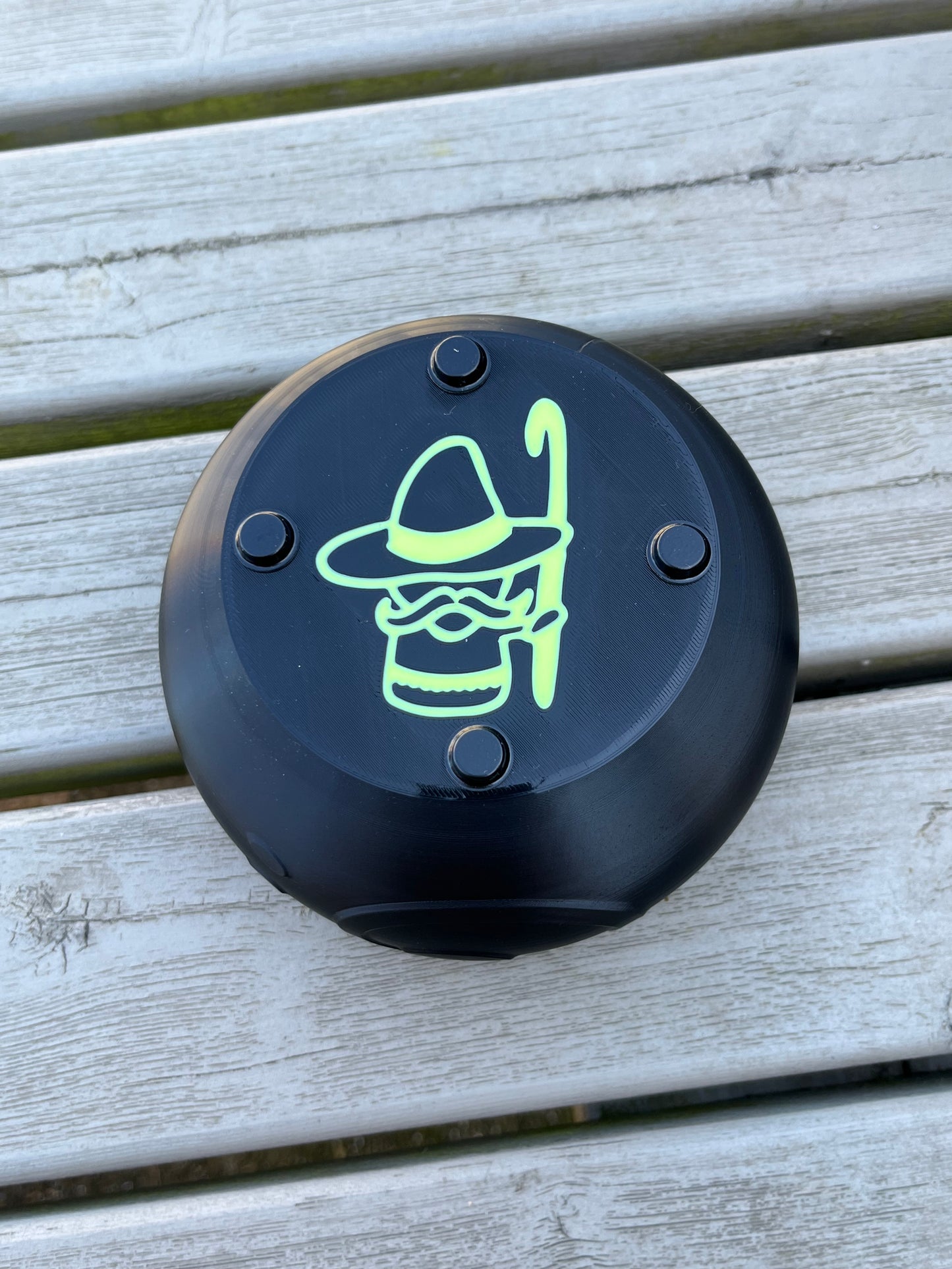 Glow in the Dark Ghost Yarn Bowl, 3D Printed Kawaii Ghost Yarn Bowl