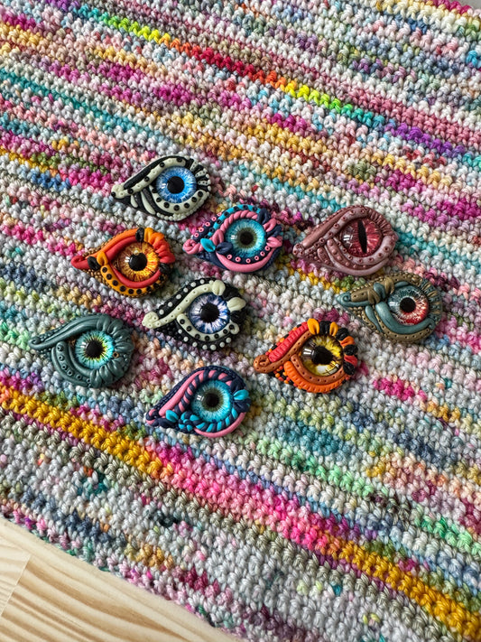 READY TO SHIP Dragon Eye Magnetic Needle Minder, Sewing Magnet, Dragon Accessories