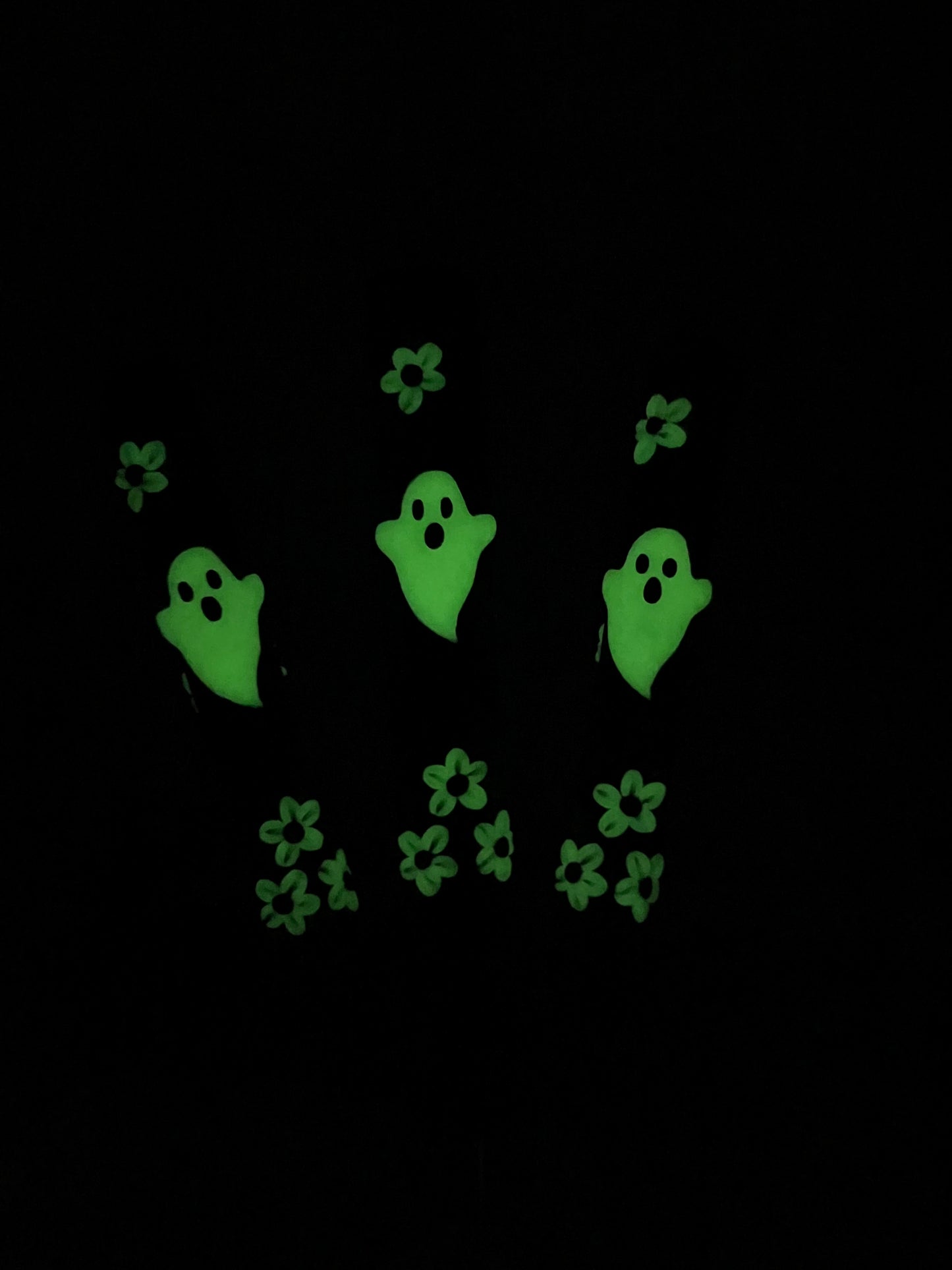 Glow in the Dark Ghost Crochet Hook, Kawaii Ghost Polymer Clay Crochet hook