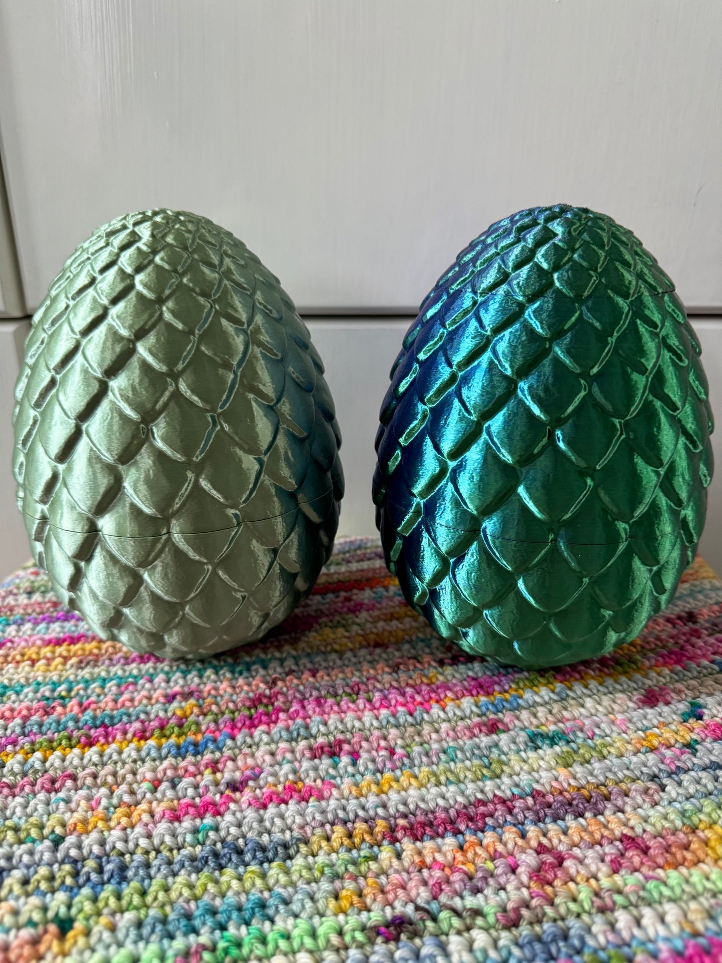 3D Printed Crochet Surprise Dragon Egg