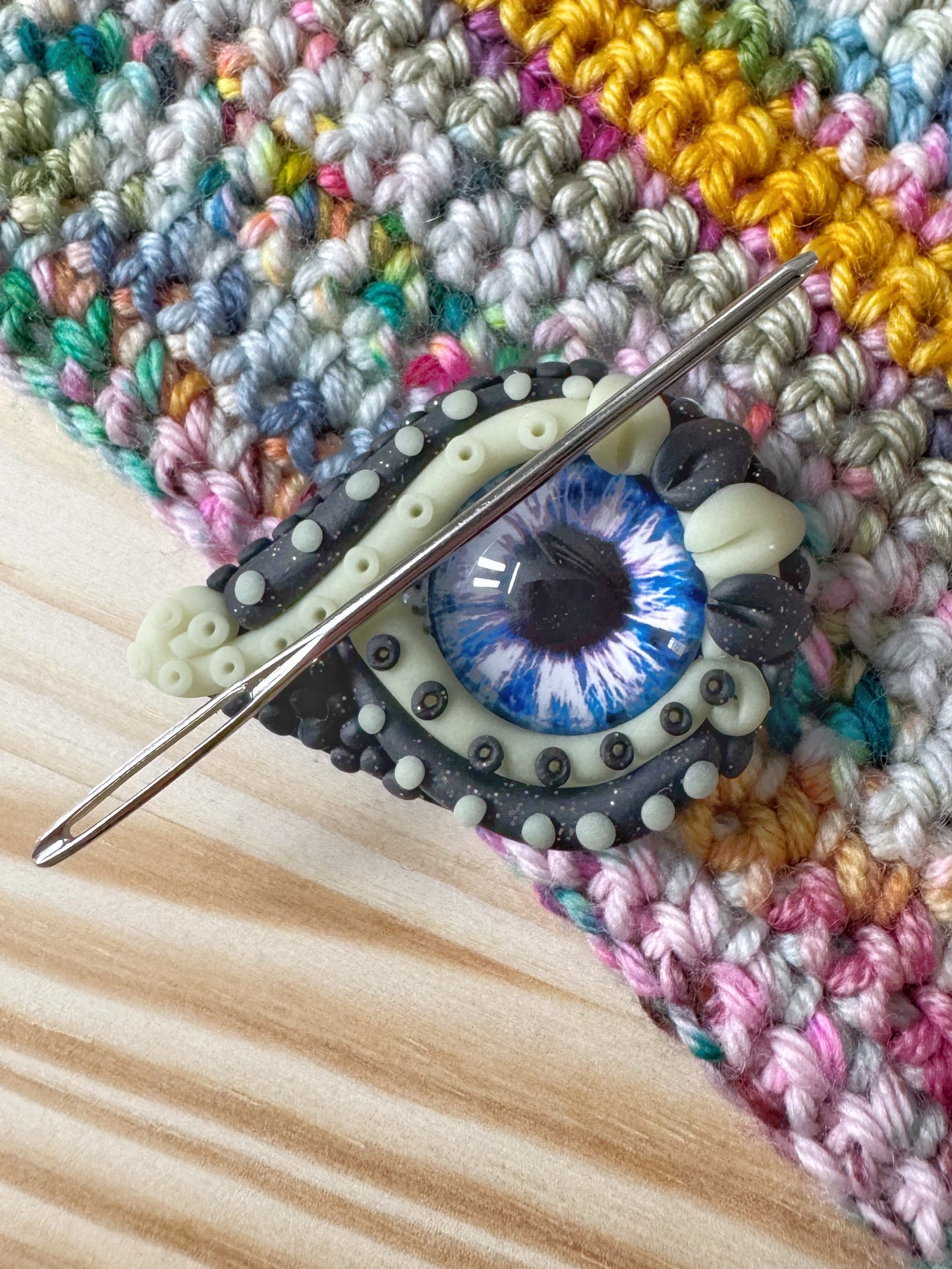 READY TO SHIP Dragon Eye Magnetic Needle Minder, Sewing Magnet, Dragon Accessories