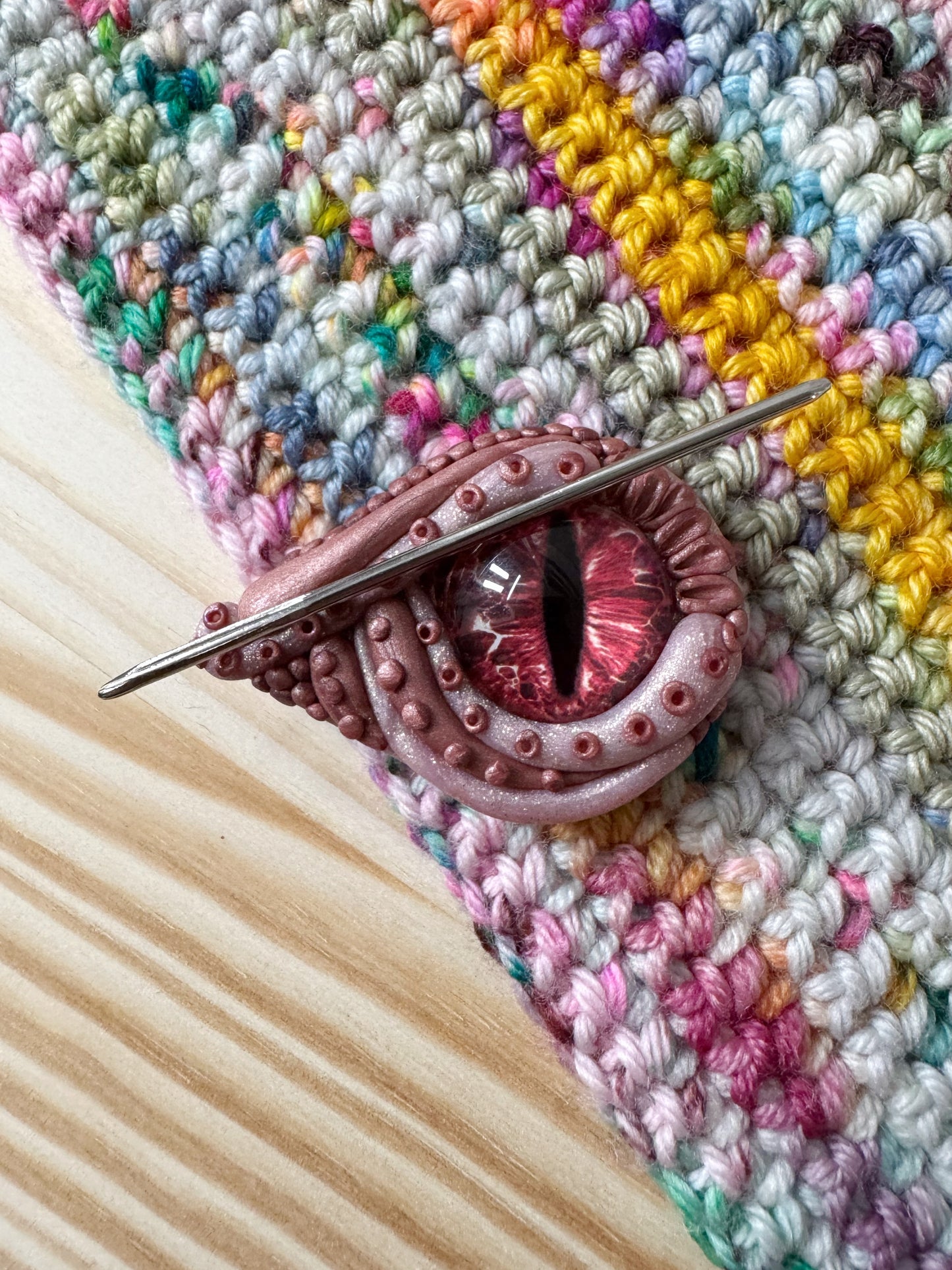 READY TO SHIP Dragon Eye Magnetic Needle Minder, Sewing Magnet, Dragon Accessories