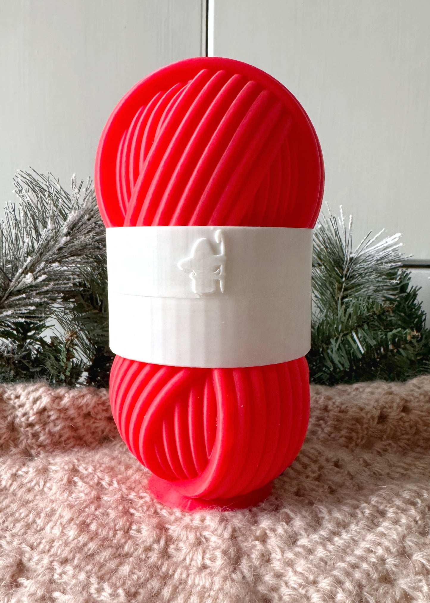 Christmas Yarn Ball Pot Gingerbread Theme, 3D Printed Christmas Gift Set