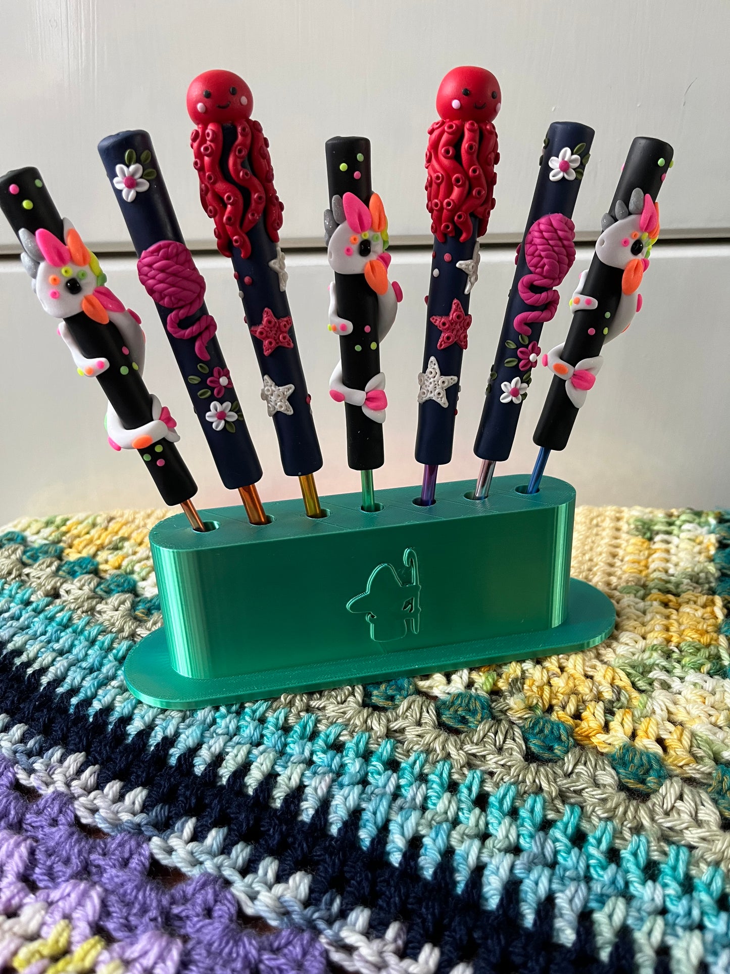 3D Printed Crochet Hook Holder, Crochet Hook Storage, Crochet Accessories