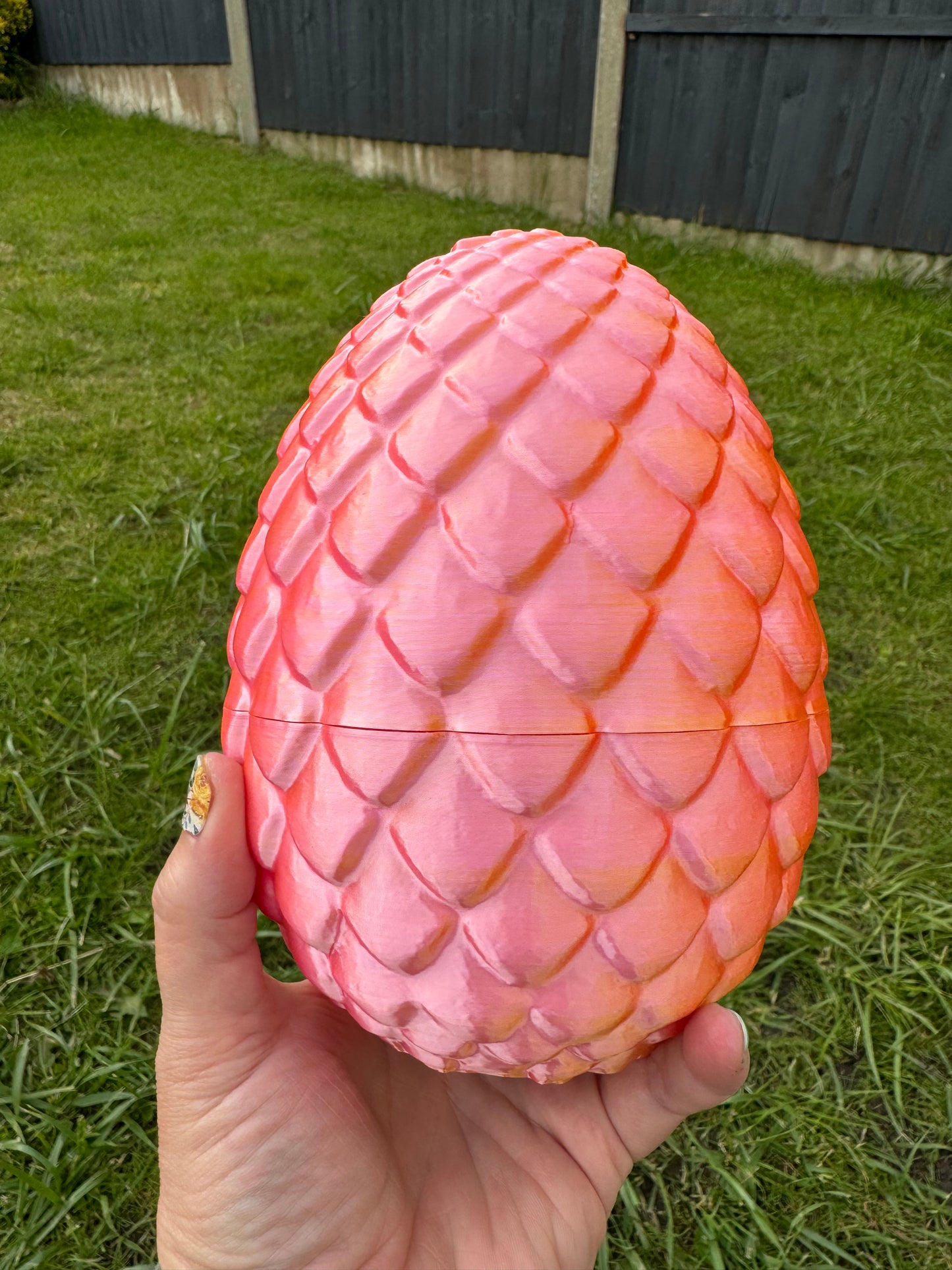 3D Printed Crochet Surprise Dragon Egg