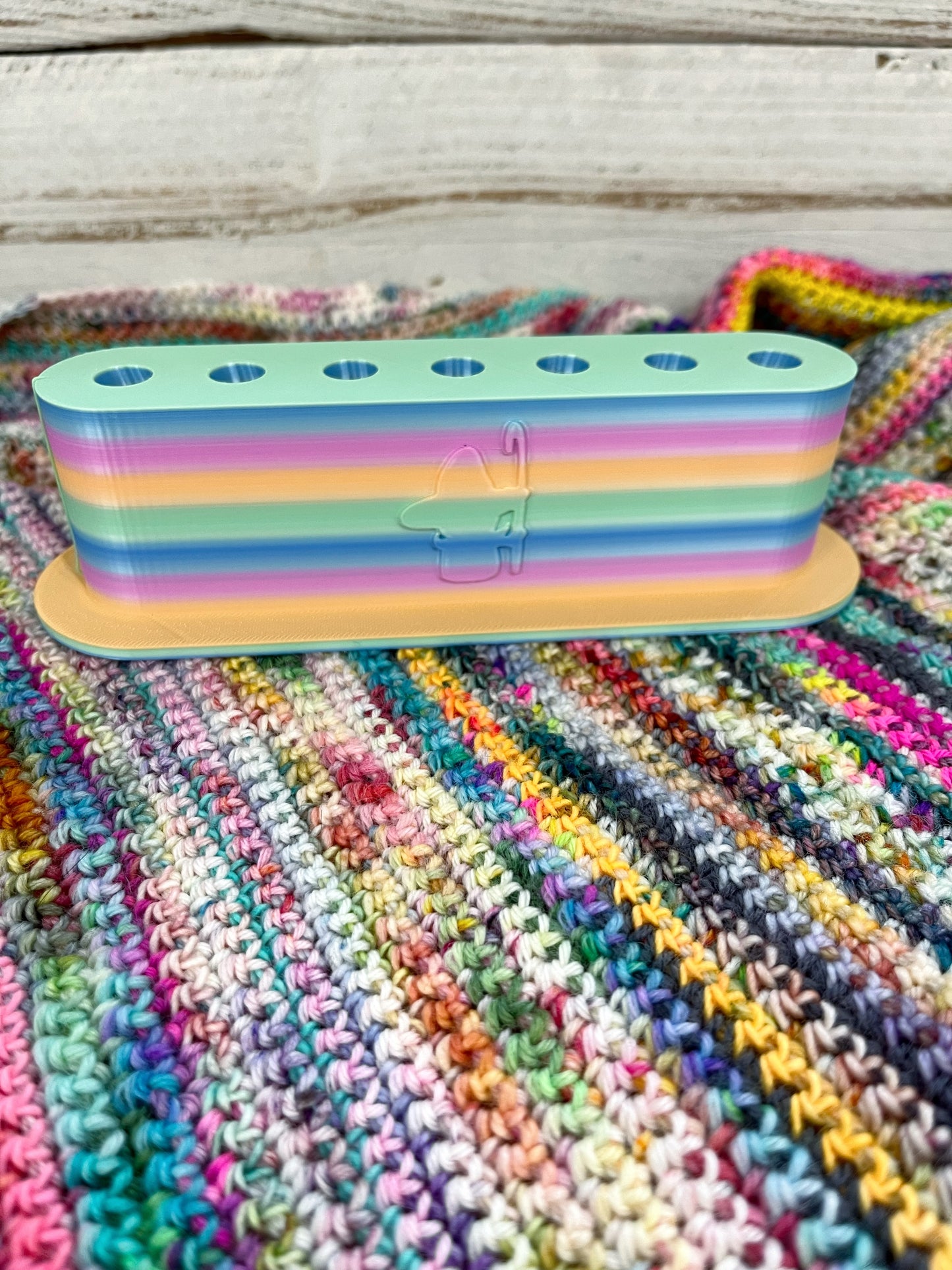 3D Printed Crochet Hook Holder, Crochet Hook Storage, Crochet Accessories