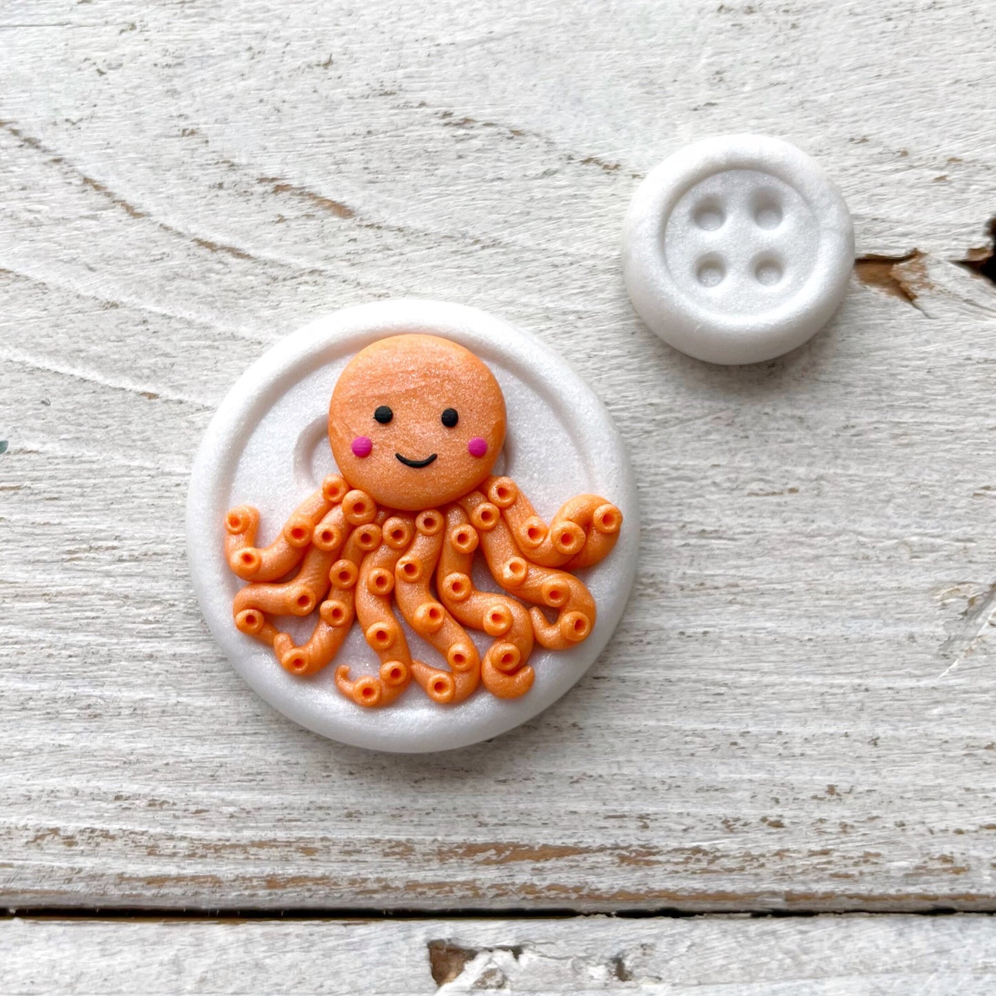 White octopus magnetic needle minder, stitching needle magnets