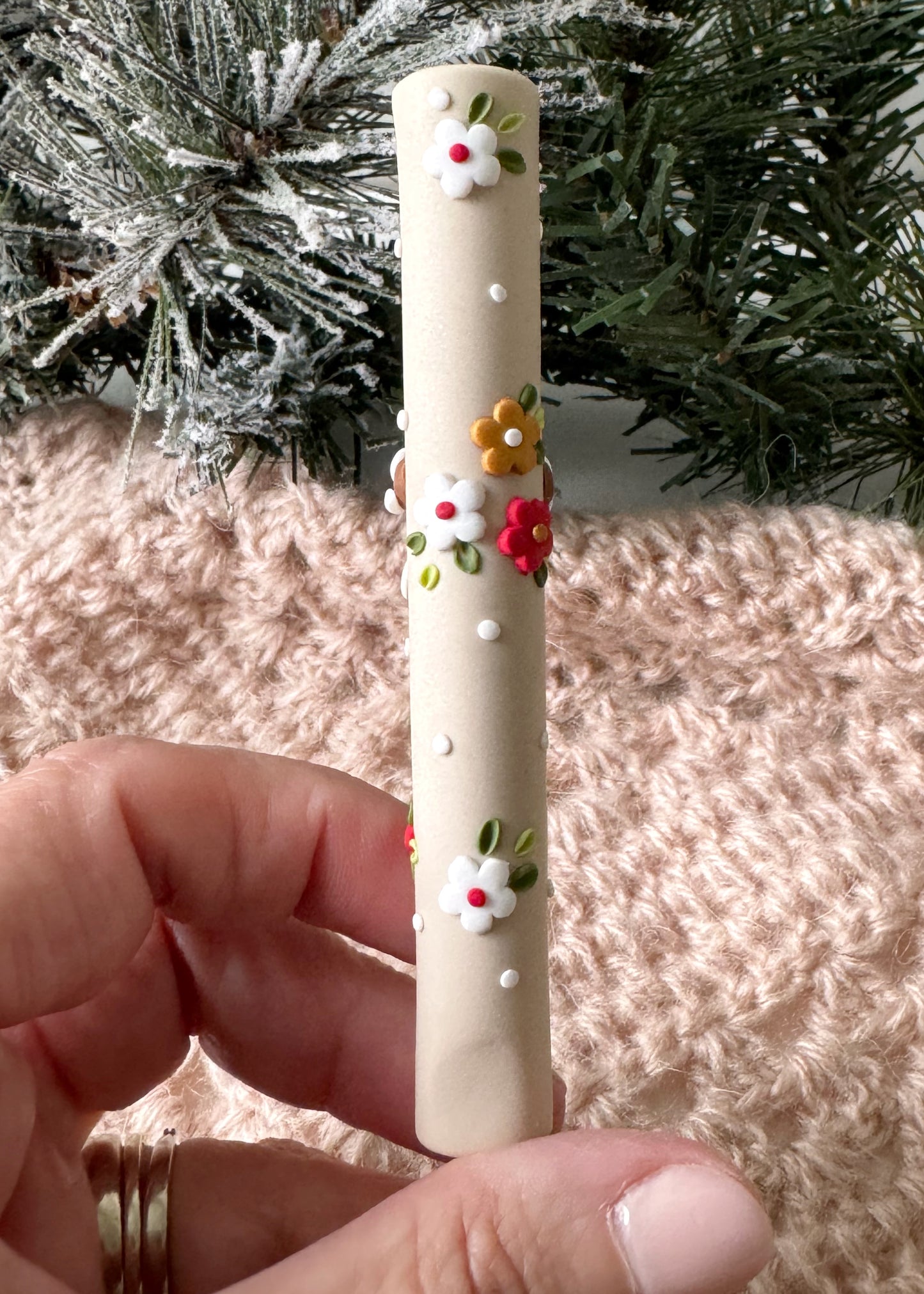 Gingerbread Man Christmas Crochet Hook