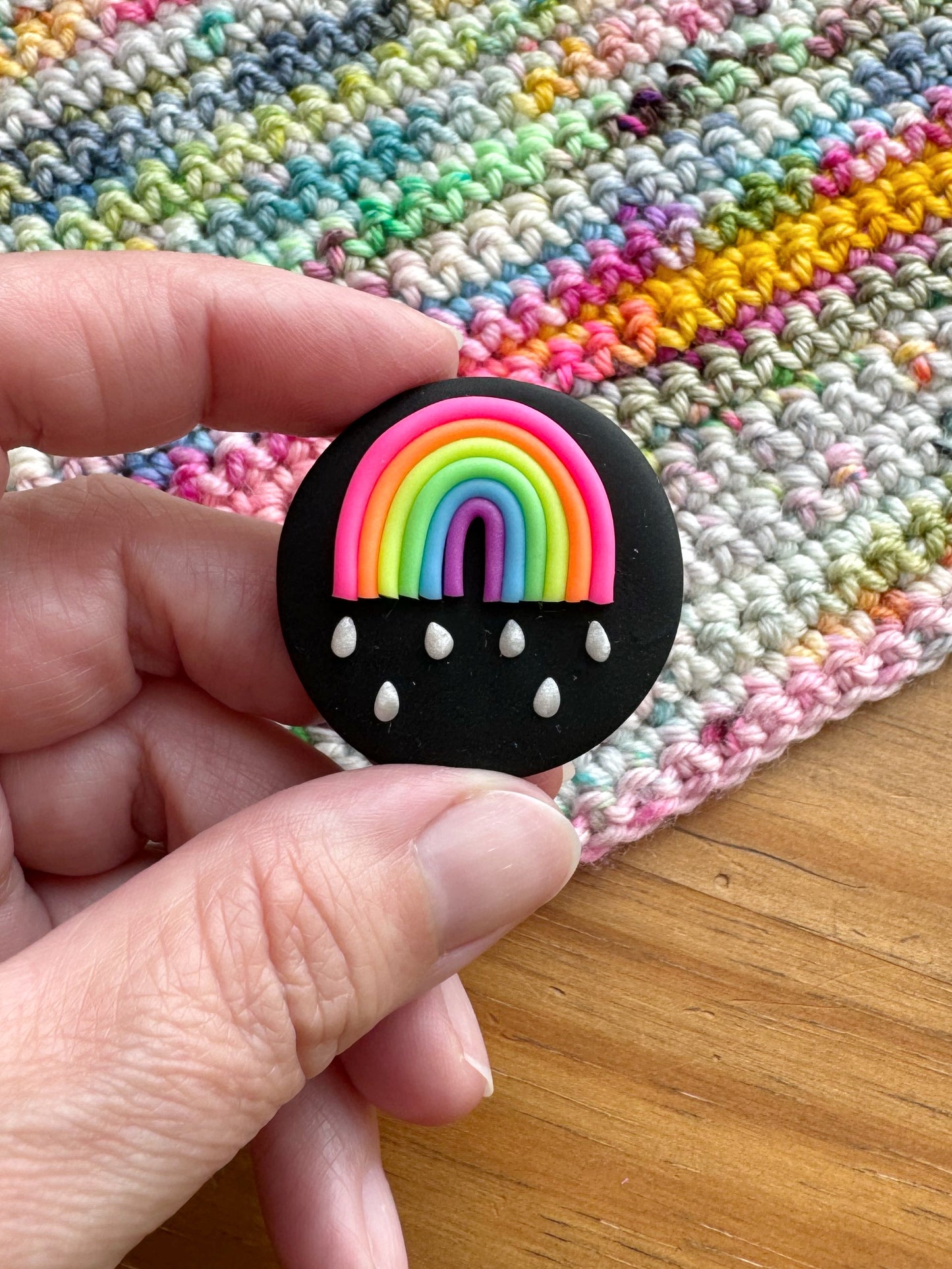 Neon Rainbow Needle Minder, Magnetic Needle Keeper