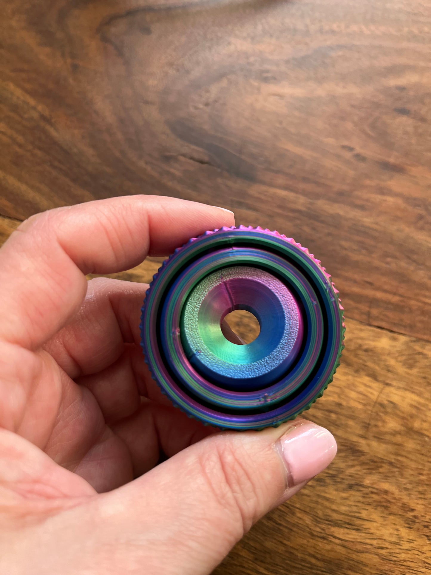 Gyroscope Fidget Toy, Stress Relief Sensory Toy, Quiet Fidget Spinning Toy, Gyro Fidget for Stimming