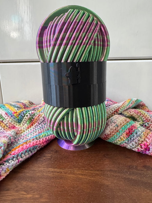 READY TO SHIP Tri Colour 3D Printed Yarn Ball Surprise Pot