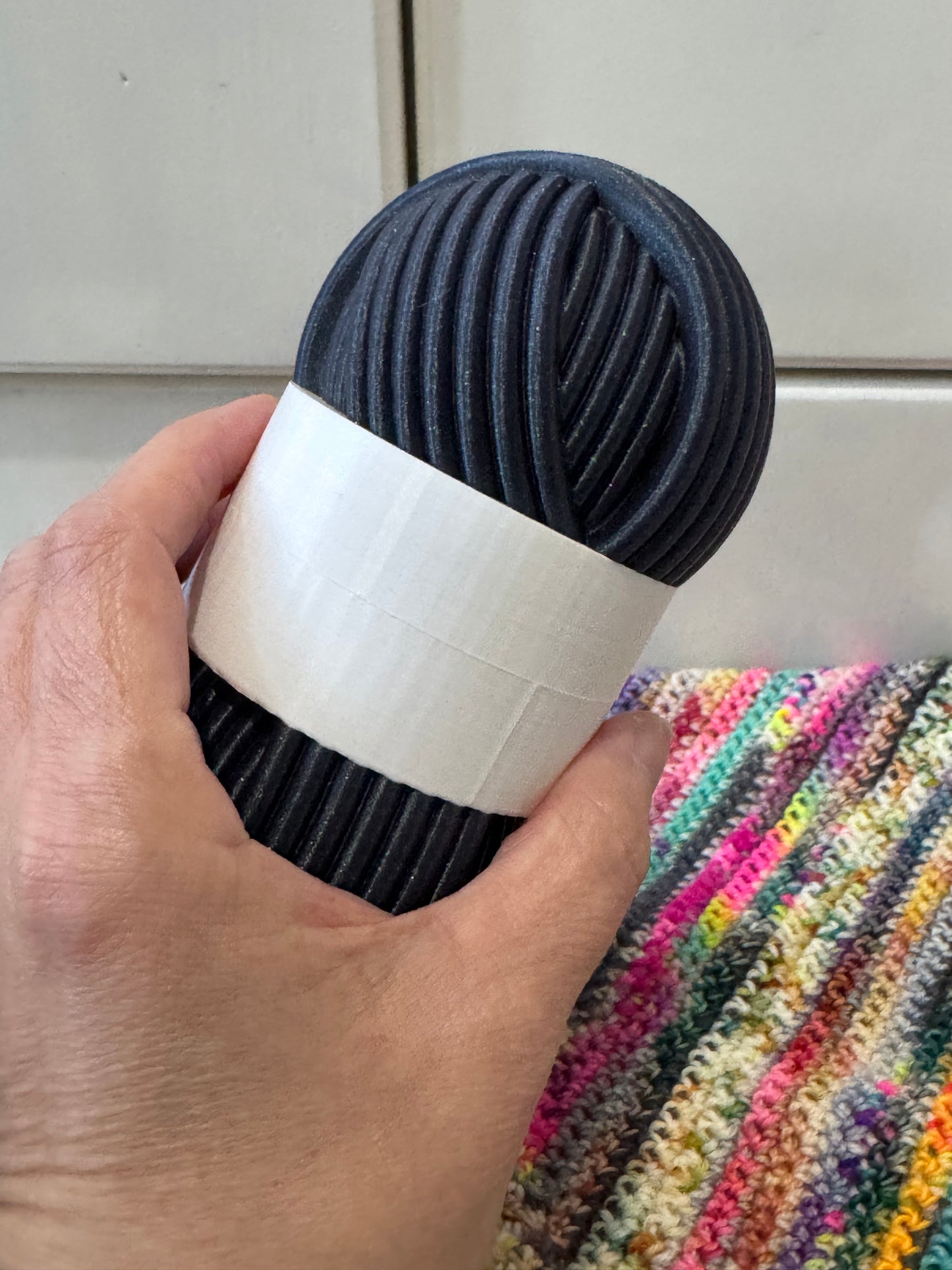 Festive Gnome Yarn Ball Pot