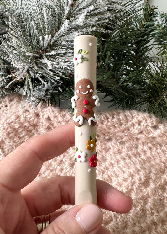 Gingerbread Man Christmas Crochet Hook