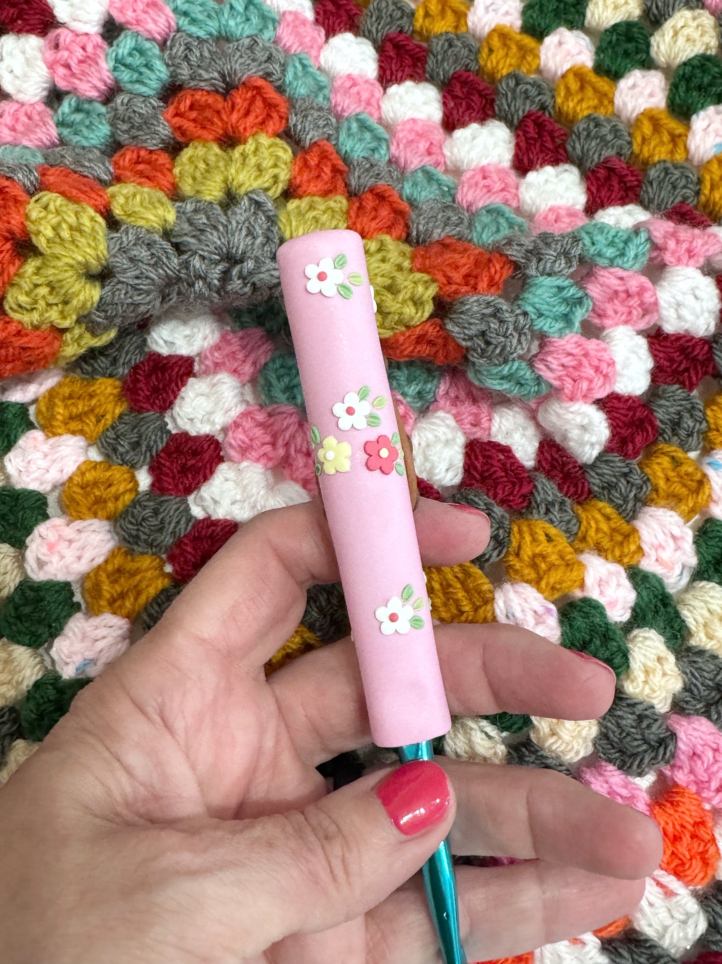 Capybara Polymer Clay Crochet Hook, Animal Crochet Hooks