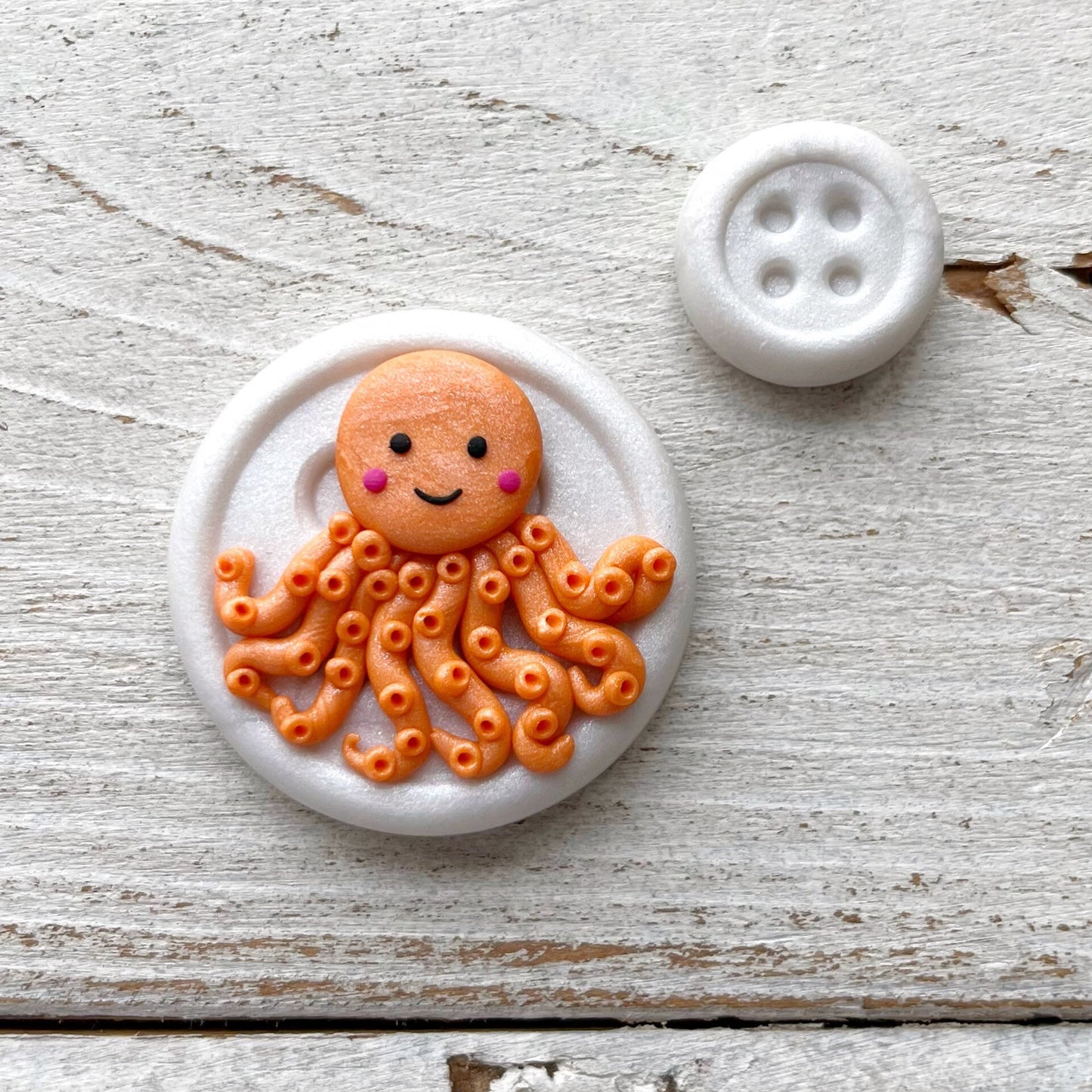 White octopus magnetic needle minder, stitching needle magnets