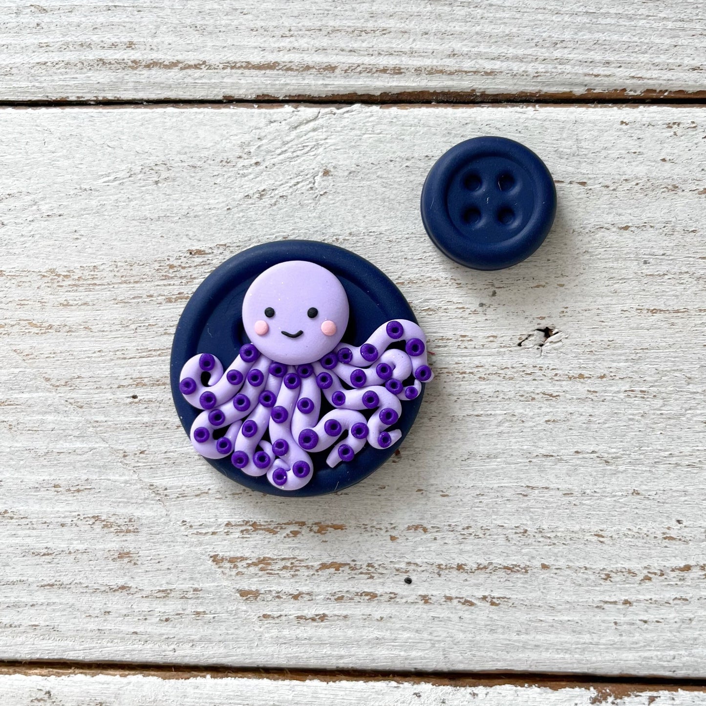 Purple octopus magnetic needle minder, stitching needle magnets